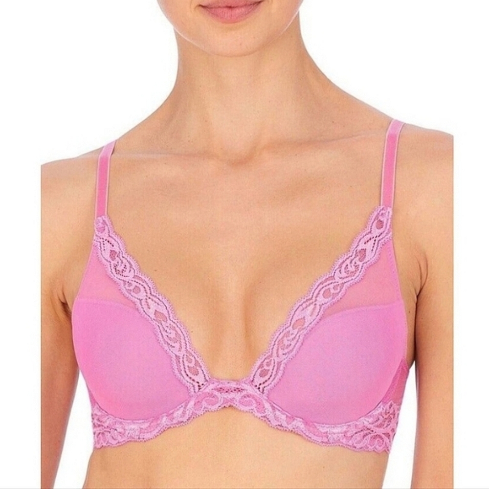 NATORI Feathers Contour Plunge Bra Violet Quartz 32D